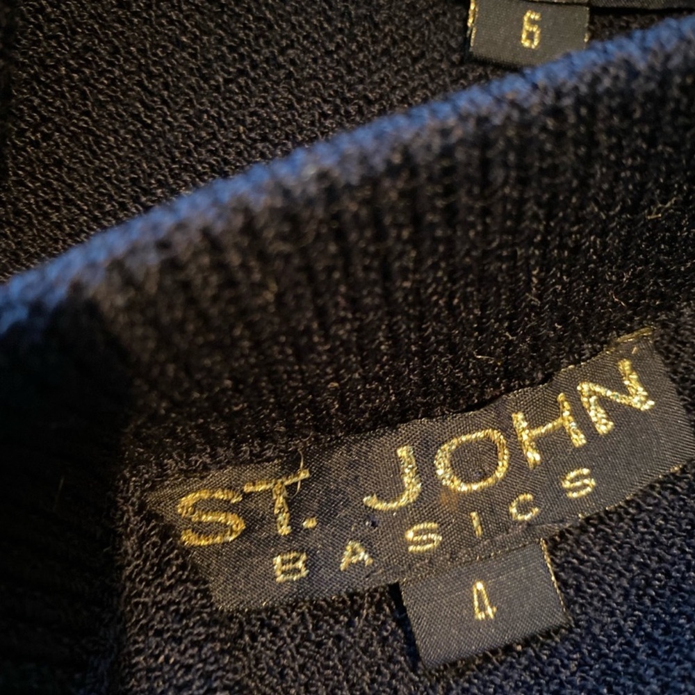 St John Basic Navy Jacket W Maxi Skirt - image 1